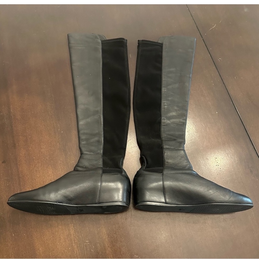 Stuart Weitzman 50/50 hidden wedge heel boots sz 8 great condition! - Picture 2 of 8
